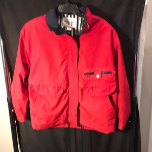 Mulberry Street mens size M red coat